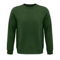 Толстовка свитшот унисекс COMET 280 из органического хлопка, зеленый Толстовка свитшот унисекс COMET 280 из органического хлопка, зеленый