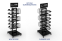 Стойка напольная с образцами_ATLANTIS BLACK RETAIL DOUBLE SIDE DISPLAY
, черный