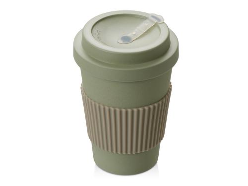 Термокружка Muffin из натуральных волокон, оливковый