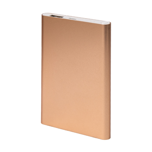 Универсальный аккумулятор Al 4 (4000 мАч), золотистый, 11х6.9х0,98 см, золотистый