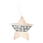 Украшение новогоднее STARRY, белый, бежевый