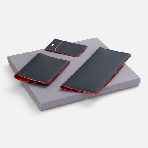 Набор Multimo Simple, черный с красным