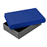 Коробка подарочная CRAFT BOX размер 17,5 x 11,5 x 4 см, серый, синий