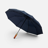 Зонт складной Cloudburst в подарочной упаковке, темно-синий