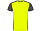 Спортивная футболка Zolder мужская, неоновый желтый/черный меланж