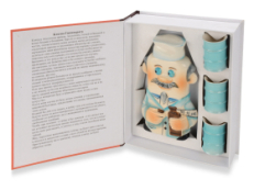 Набор "Настольная книга врача", Белый/голубой