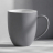 Кружка с покрытием soft-touch Tulip Gum, средне-серый NEW Cool gray 7C
