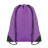 190T Polyester drawstring bag, фиолетовый