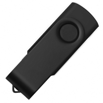 USB flash-карта DOT (16Гб), черный, 5,8х2х1,1см, пластик, металл, черный