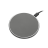 Беспроводное зарядное устройство с подсветкой 15W Аурис (Auris), серое