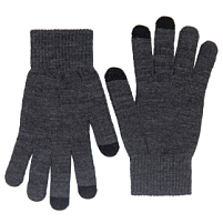 Перчатки сенсорные REACH, темно-серый меланж Перчатки сенсорные REACH, темно-серый меланж