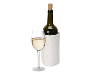 WINE COOLER SATIN WHITE/Охладитель-чехол для бутылки вина или шампанского, белый WINE COOLER SATIN WHITE/Охладитель-чехол для бутылки вина или шампанского, белый