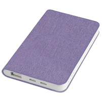 Универсальный аккумулятор "Provence" (5000mAh),сиреневый,7,5х12,1х1,1см, искусственная кожа, сиреневый