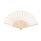 Веер деревянный, бежевый