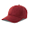 Бейсболка FAM-S, 6 клиньев, металлическая застёжка, темно-красный