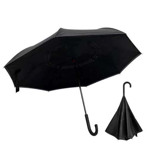 Зонт-трость наоборот Shifter, Черный