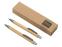 Набор ручка и механический карандаш Tender bamboo, натуральный