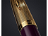 Перьевая ручка Parker 51 DELUXE PLUM GT, перо: F, цвет чернил: black, в подарочной упаковке.