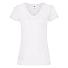 Футболка женская "Lady-Fit V-Neck T", белый