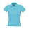 Рубашка поло женская PEOPLE 210, бирюзовый