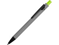 Ручка металлическая soft-touch шариковая «Snap», цвет: серый