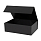 Подарочная коробка-трансформер средняя, черная