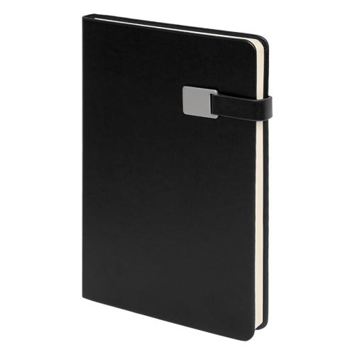 Ежедневник недатированный Spirit , формат А5, в линейку, черный