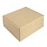 Коробка подарочная Big BOX, размер: 24 x 21 x 11 см картон МГК бур., самосборная, коричневый