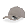 Бейсболка GROOVY, 6 клиньев, металлическая застежка, серый