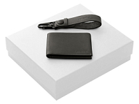 Подарочный набор Long River: кошелек, ремешок для ключей, белая коробка