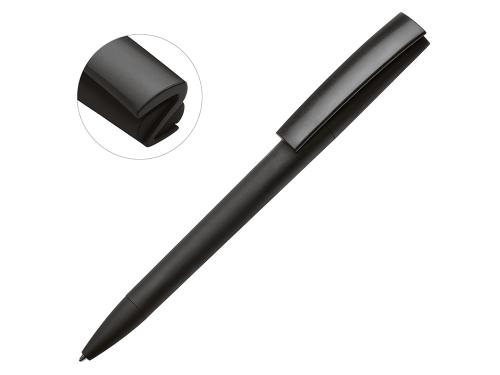 Ручка пластиковая soft-touch шариковая Zorro, черный