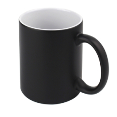 Кружка-хамелеон керамическая Йорк, Черный