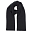 Шарф вязаный  WIND SCARF, черный