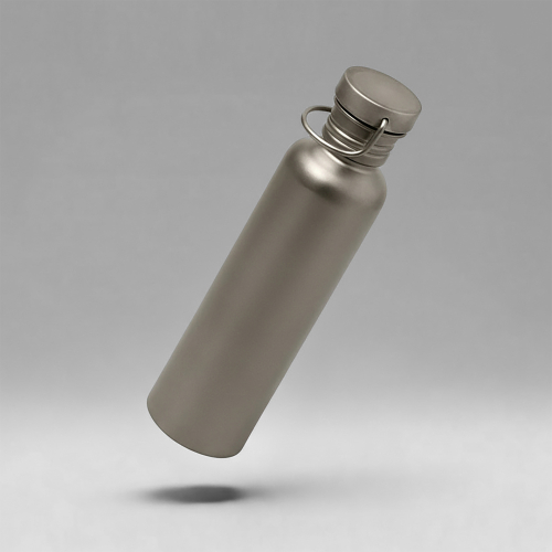 Бутылка для воды из титана Titan, 750ml, темно-серый