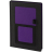 Ежедневник Mobile на заказ, недатированный, черно-фиолетовый