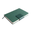 Ежедневник недатированный Mod, А5, зеленый, кремовый блок, зеленый