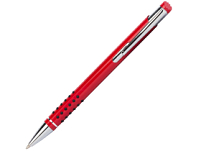 Ручка шариковая Онтарио, красный/серебристый