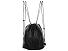 Рюкзак-мешок Savy со светоотражающими полосами по бокам, черный