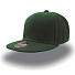 Бейсболка SNAP BACK, 6 клиньев, пластиковая застежка, зеленый