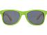 Sun Ray очки с бамбуковой оправой, зеленый лайм