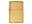 Зажигалка ZIPPO с покрытием Brushed Brass, латунь/сталь, золотистая, матовая, 38x13x57 мм