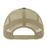 Бейсболка RAPPER COTTON-S, 5 клиньев, пластиковая застёжка, хаки, бежевый