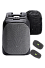 Рюкзак ClickPack Pro 46х34х16 см, комбинированный черный/серый