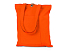 Сумка Clip из хлопка 340 г/м2 с застежкой из экокожи, оранжевый