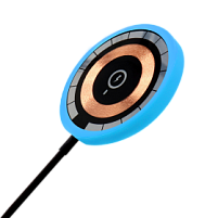 Беспроводное магнитное зарядное устройство Aphia 15W To Go, Черный/Голубой