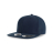 Бейсболка JAMES,6 клиньев,плоский козырек,ПВС застежка, темно-синий