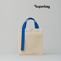 Шоппер Superbag Pack (S) (неокрашенный с синим)