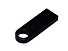 USB 2.0-флешка на 4 Гб с мини чипом и круглым отверстием, черный