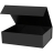 Подарочная коробка-трансформер большая, черная