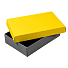 Коробка подарочная CRAFT BOX размер 17,5 x 11,5 x 4 см, серый, желтый
